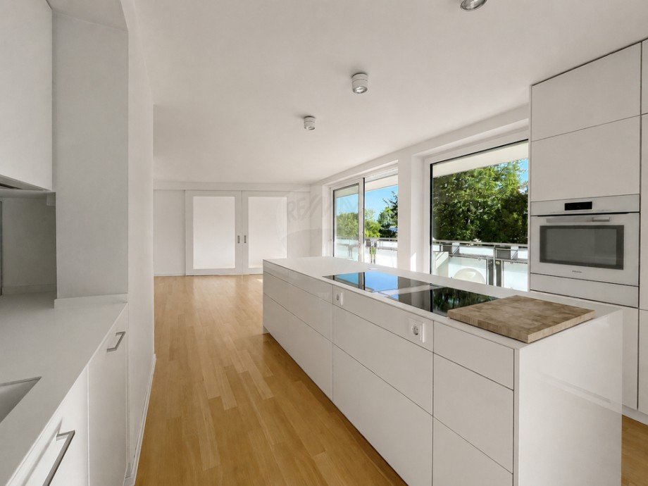 K�che, Essbereich mit Trennwand Terrassenwohnung Bad Homburg vor der H�he