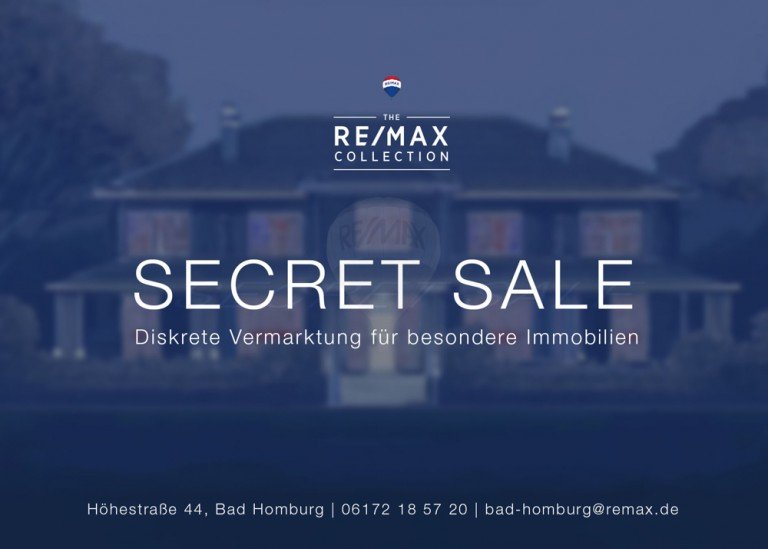 SECRET-SALE Bad Homburg vor der H�he / Kirdorf Wohngrundst�ck Villengrundst�ck mit Altbestand im Bad Homburg / Hardtwald
